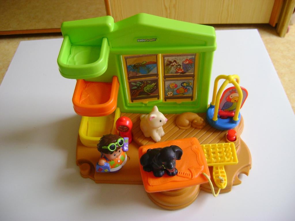 little people trimsalon met hond poes draaitafel 25brx19ho, Ophalen of Verzenden, Zo goed als nieuw, Speelset