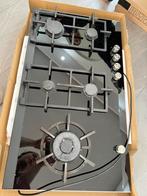 Gas kookplaat 90 cm, Witgoed en Apparatuur, Kookplaten, Ophalen, Zo goed als nieuw, Inbouw, Gas