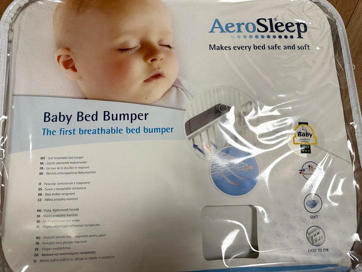 Aerosleep Bedbumper, Kinderen en Baby's, Babywiegjes en Ledikanten, Zo goed als nieuw, Ledikant, Ophalen of Verzenden