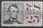 USA 1959/1961 - Yvert 60PA - Abraham Lincoln (ST), Postzegels en Munten, Verzenden, Gestempeld, Noord-Amerika