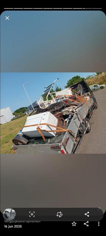 Wij halen gratis oud ijzer & kapotte apparatuur   beschikbaar voor biedingen