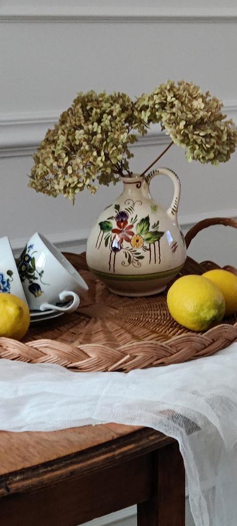 Groot wilgentenen dienblad - rond 42 cm - landelijk & robuus, Huis en Inrichting, Woonaccessoires | Dienbladen, Gebruikt, Overige materialen