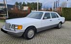 Oldtimer Mercedes 560 SEL AUT, bj 1986, Te koop, Benzine, Blauw, 5547 cc