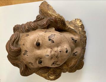 Beeldje / hoofd engeltje  beschikbaar voor biedingen