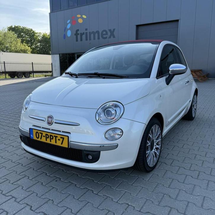 Fiat 500 1.2 Cabrio 2011 | Leder | Xenon | NW APK !, Auto's, Fiat, Bedrijf, Te koop, ABS, Airbags, Airconditioning, Alarm, Bluetooth
