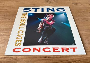 Sting - The Soul Cages Concert - Laserdisc beschikbaar voor biedingen