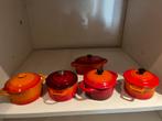 Le Creuset pannenset - 5 stuks, Huis en Inrichting, Keuken | Keukenbenodigdheden, Ophalen of Verzenden, Zo goed als nieuw