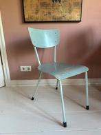 Vintage rawi stoeltje lichtblauw, Ophalen, Gebruikt, Blauw, Eén