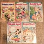 Donald Duck Pocket - Set van 5, Meerdere stripboeken, Ophalen, Gelezen, Walt Disney