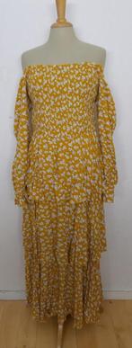 Romantische maxi stroken print jurk! M, Maat 38/40 (M), Overige kleuren, Ophalen of Verzenden, Zo goed als nieuw