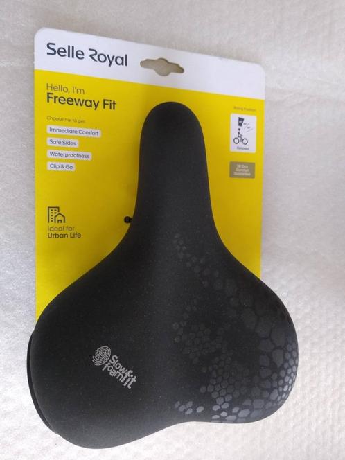 Zadel Selle Royal Freeway Fit Relaxed Zwart nieuw, Sport en Fitness, Wielrennen, Nieuw, Overige typen, Ophalen of Verzenden