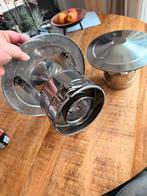 Nedco regenkap dubbelwandig 150mm 2 stuks. Los te koop, Ophalen, Gebruikt, Rvs, Minder dan 2 meter