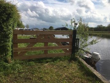 Poort houten boerenlandhek tuinhek/poort erfscheiding beschikbaar voor biedingen
