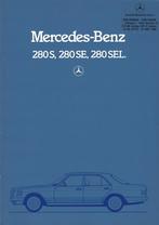 Brochure Mercedes 280S , 280 SE , 280 SEL 1983, Ophalen of Verzenden, Gelezen, Mercedes