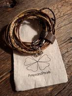 Nieuwe, prachtige Pimps & Pearls armband/ ketting, slangenpr, Ophalen of Verzenden, Nieuw, Zilver, Overige materialen