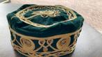 2 Vintage Fez Hoed Hoofddeksel PPSTK Groen Bruin, Antiek en Kunst, Verzenden