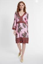 Ana Alcazar viscose roze rood jurk, maat 38 NIEUW, Maat 38/40 (M), Nieuw, Ophalen of Verzenden, Knielengte