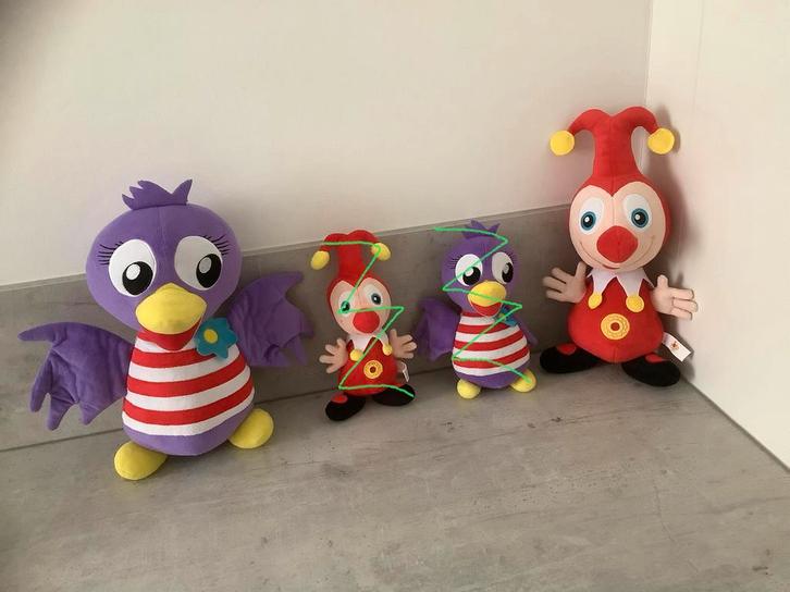Efteling - Jokie en Jet Knuffels - nog 2 stuks, Verzamelen, Efteling, Zo goed als nieuw, Overige typen, Ophalen of Verzenden