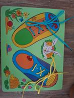 Veters leren strikken strikdiploma houten oefenplank, Ophalen