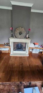 stenen schouw met elektrische sfeer haard, Huis en Inrichting, Haarden, Ophalen, Gebruikt, Elektrische haard
