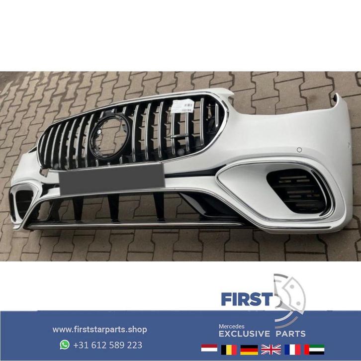 W223 S63 AMG BUMPER A2238853901 S63s  VOORBUMPER S Klasse LI, Auto-onderdelen, Overige Auto-onderdelen, Mercedes-Benz, Gebruikt