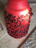 Zeldzame west germany vaas, basalt, rood,, Ophalen of Verzenden