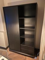 Vandaag ophalen. Zwarte kast met schuifdeur., Huis en Inrichting, Kasten | Boekenkasten, Ophalen, 100 tot 150 cm, 200 cm of meer