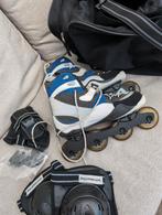Skeelers Fila maat 42 + beschermers + tas + extra rem, Ophalen of Verzenden, Zo goed als nieuw, Inline skates 4 wielen, Overige merken
