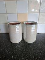 Des Pots bloempotten (15 cm hoog), Rond, Ophalen of Verzenden, Aardewerk, Minder dan 40 cm