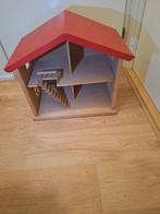 Houten Poppenhuis met Trap, Ophalen of Verzenden, Gebruikt, Poppenhuis