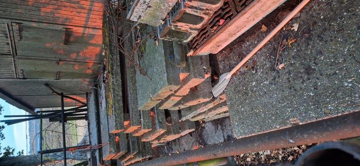 beton platen, Doe-het-zelf en Verbouw, Overige Doe-het-zelf en Verbouw, Gebruikt, Ophalen