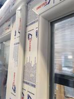 Dubbele deur kunststof 180 x h215 cm wit RAL 9016, Niet ingevuld, 120 cm of meer, Niet ingevuld, Nieuw