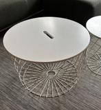 GRATIS Kvistbro / opbergtafel / bijzettafel staal, Ophalen, Gebruikt, 50 tot 100 cm, Rond