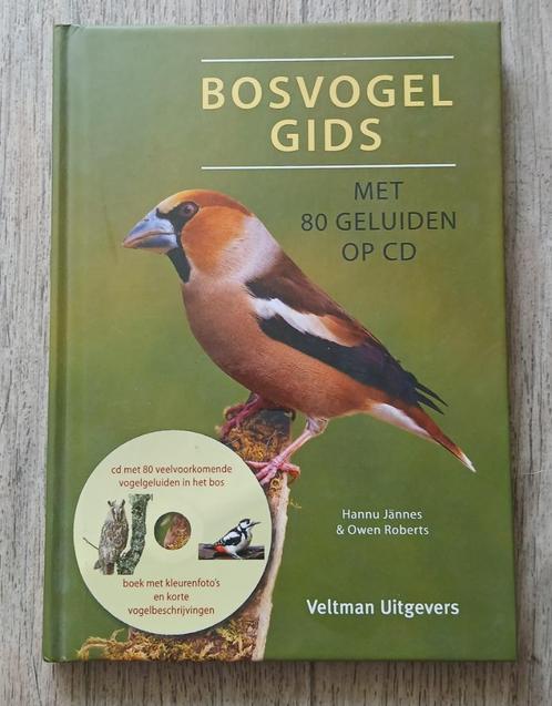 Bosvogelgids met 80 geluiden op CD, Boeken, Natuur, Gelezen, Vogels, Ophalen of Verzenden