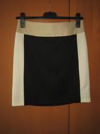 Prachtig recht rokje in zwart-wit-beigeJENSEN, 44 snazzeys, Jensen, Verzenden, Zwart, Maat 42/44 (L)