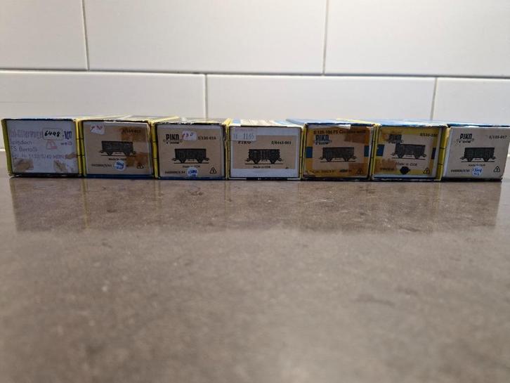 Piko goederenwagons, Hobby en Vrije tijd, Modeltreinen | H0, Zo goed als nieuw, Wagon, Gelijkstroom, Piko, Analoog, Ophalen