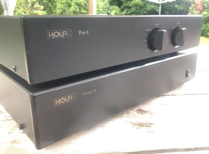 Holfi voor- en eindversterker. Compleet gereviseerd., Audio, Tv en Foto, Versterkers en Receivers, Gebruikt, 120 watt of meer