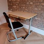 Vintage schooltafel en stoel voor kinderen., Ophalen of Verzenden, Zo goed als nieuw