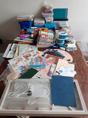 Grote partij hobby spullen kaarten maken - NIEUW! beschikbaar voor biedingen