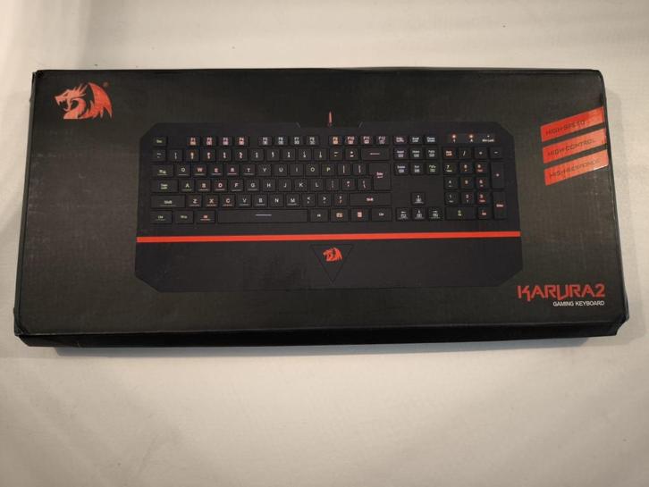 Redragon K502 Karura RGB ergonomisch gaming toetsenbord, Computers en Software, Toetsenborden, Nieuw, Qwerty, Bedraad, Ergonomisch