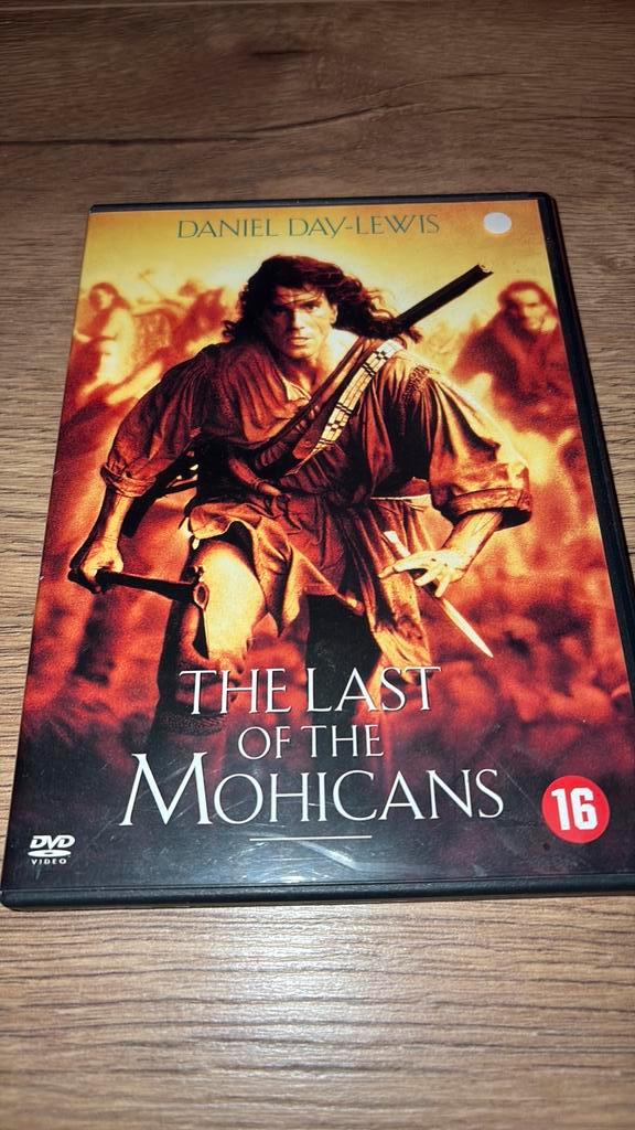 The Last of the Mohicans met Daniel Day-Lewis op dvd., Cd's en Dvd's, Dvd's | Avontuur, Zo goed als nieuw, Vanaf 16 jaar, Ophalen of Verzenden