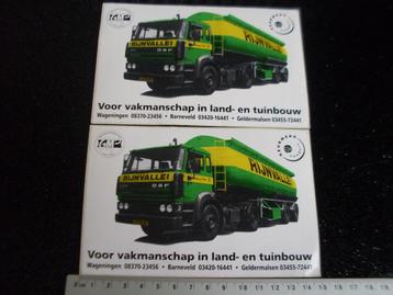 2x sticker Rijvallei daf 2600 wageningen barneveld geldermal beschikbaar voor biedingen