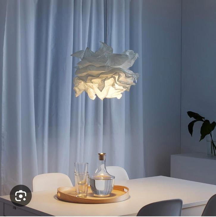 2x Nieuwe Ikea Knusing Lampen + Hemma Ophangsysteem, Huis en Inrichting, Lampen | Hanglampen, Nieuw, Minder dan 50 cm, Kunststof