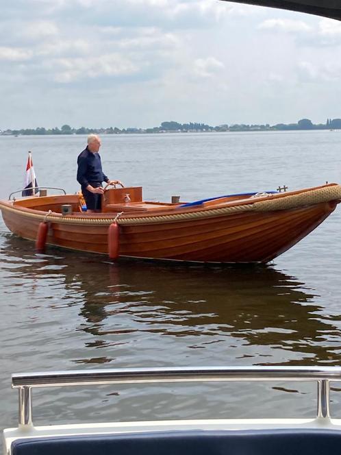 Super mooie Teakhouten Vlet Sloep 7.85m dieselmotor BMW, Watersport en Boten, Sloepen, Gebruikt, 10 tot 30 pk, 6 meter of meer