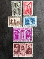 1939 OBP 513-518 Derde Orval, gestempeld, Frankeerzegel, Ophalen of Verzenden, Gestempeld, Met plakker