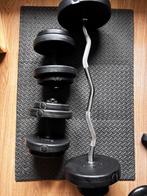 Gewichtenset van ScSports, Sport en Fitness, Fitnessmaterialen, Ophalen, Zo goed als nieuw, Benen, Halterset