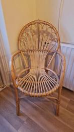 Rotan Stoel, Huis en Inrichting, Fauteuils, Ophalen, Gebruikt, Minder dan 75 cm, Vintage
