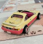 1:24 Toyota MR2 SW20 USA girl power custom white pink 1991, Hobby en Vrije tijd, Auto, Custom, Ophalen of Verzenden, Zo goed als nieuw