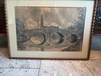 Roermond 1932 Stenen Brug - Hub Jonas, Antiek en Kunst, Kunst | Schilderijen | Klassiek, Ophalen