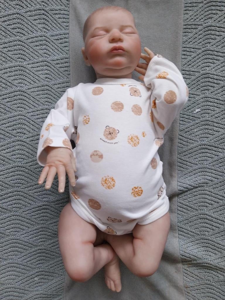 Rompertje Biorganic berenkop bruin en oranje maat 74 NIEUW, Nacht- of Onderkleding, Jongetje of Meisje, Junior Company, Nieuw